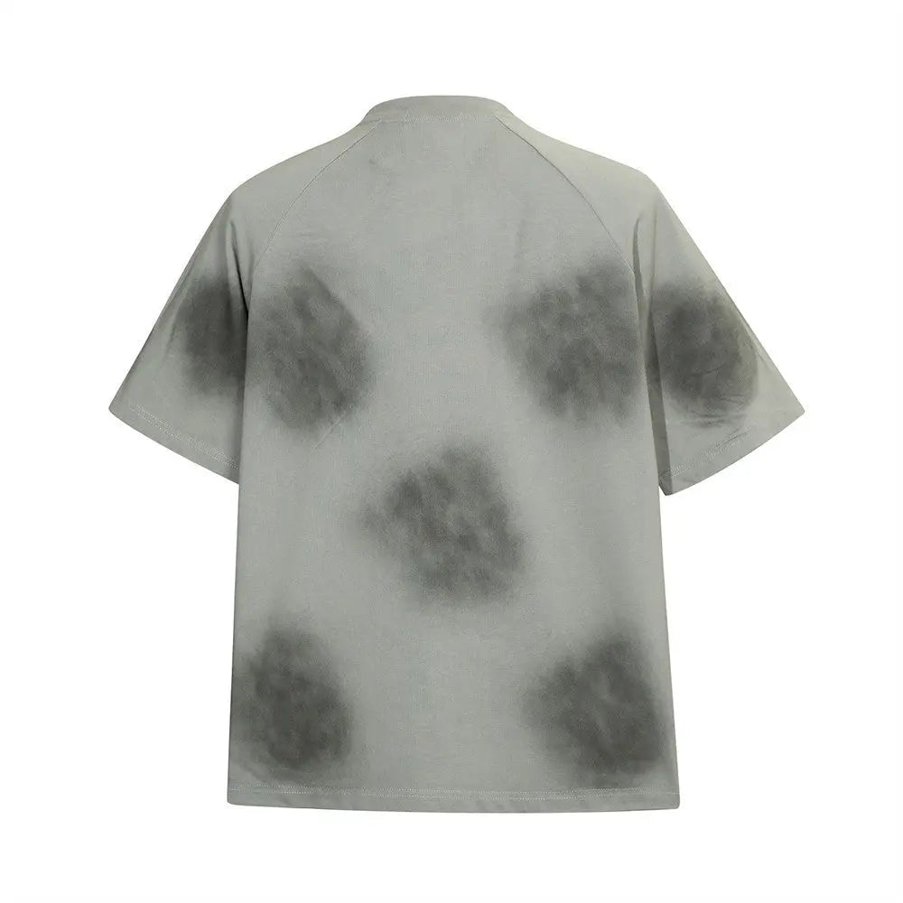 Tie-dye Letter Print T-shirt The 4 Season Clothing Brand