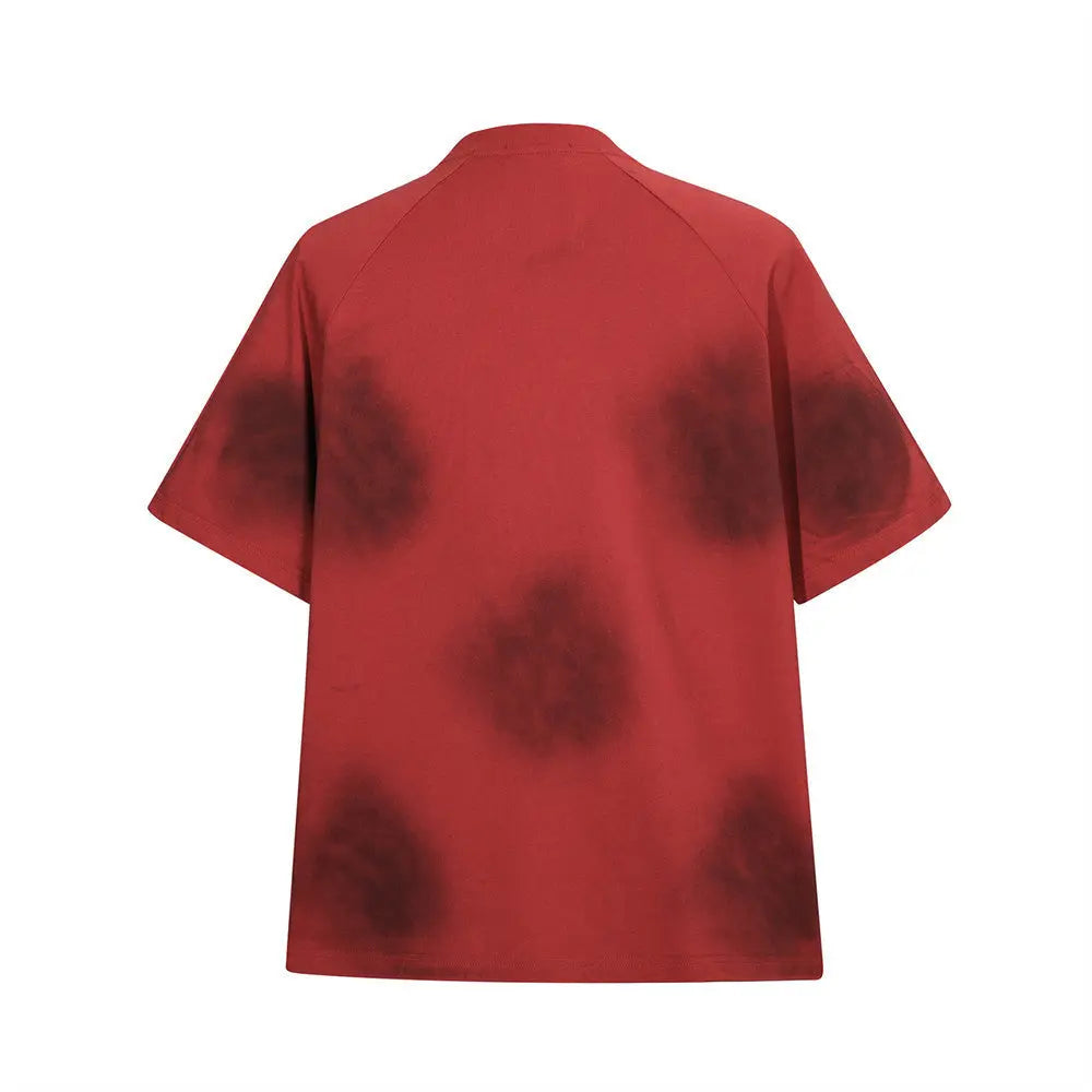 Tie-dye Letter Print T-shirt The 4 Season Clothing Brand