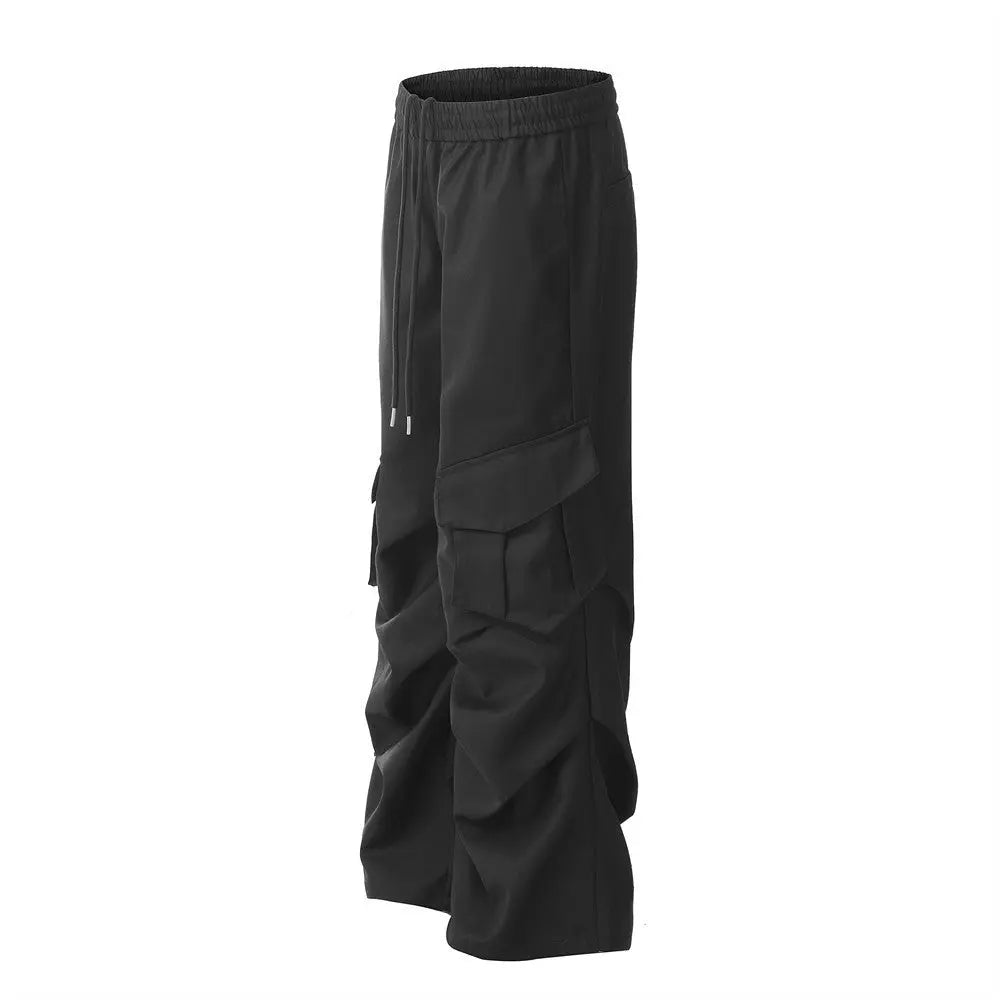 Trendy Elastic Waist Drawstring Cargo Pants The 4 Season Clothing Brand