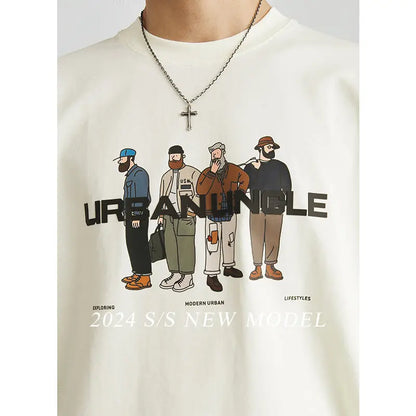 Urban Uncle American Printed T-shirt The 4 Season Clothing Brand