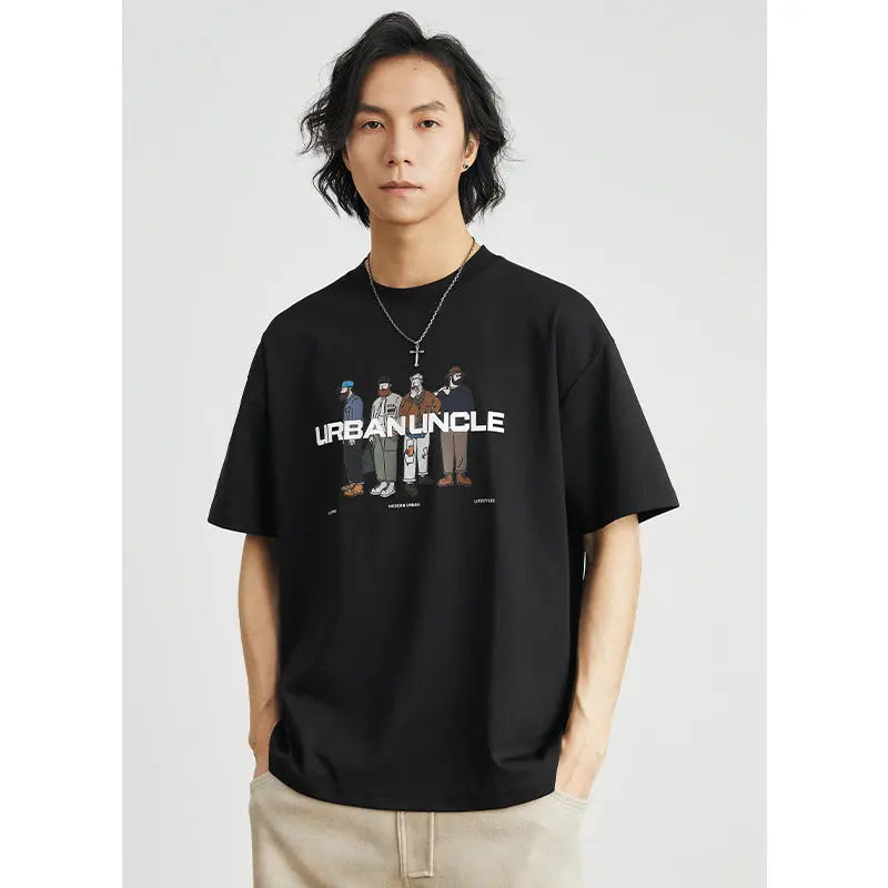 Urban Uncle American Printed T-shirt The 4 Season Clothing Brand