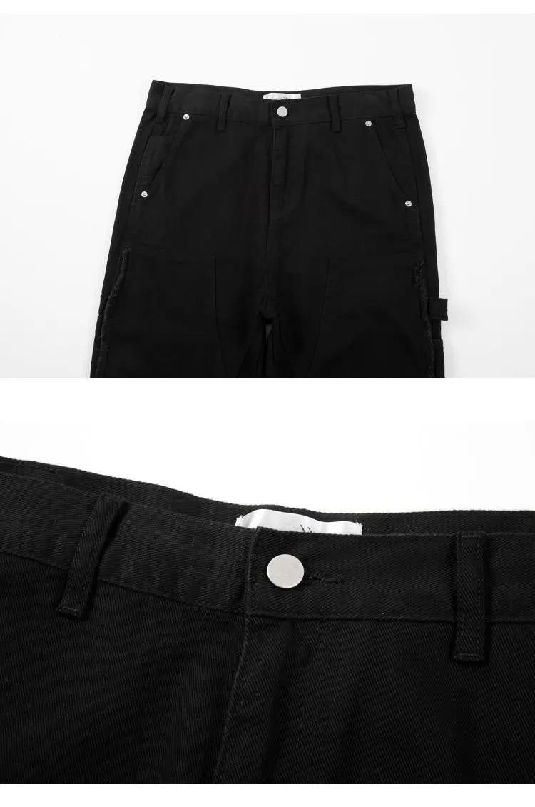 High Street Black/White Slim-Straight Jeans The 4 Season Clothing Brand