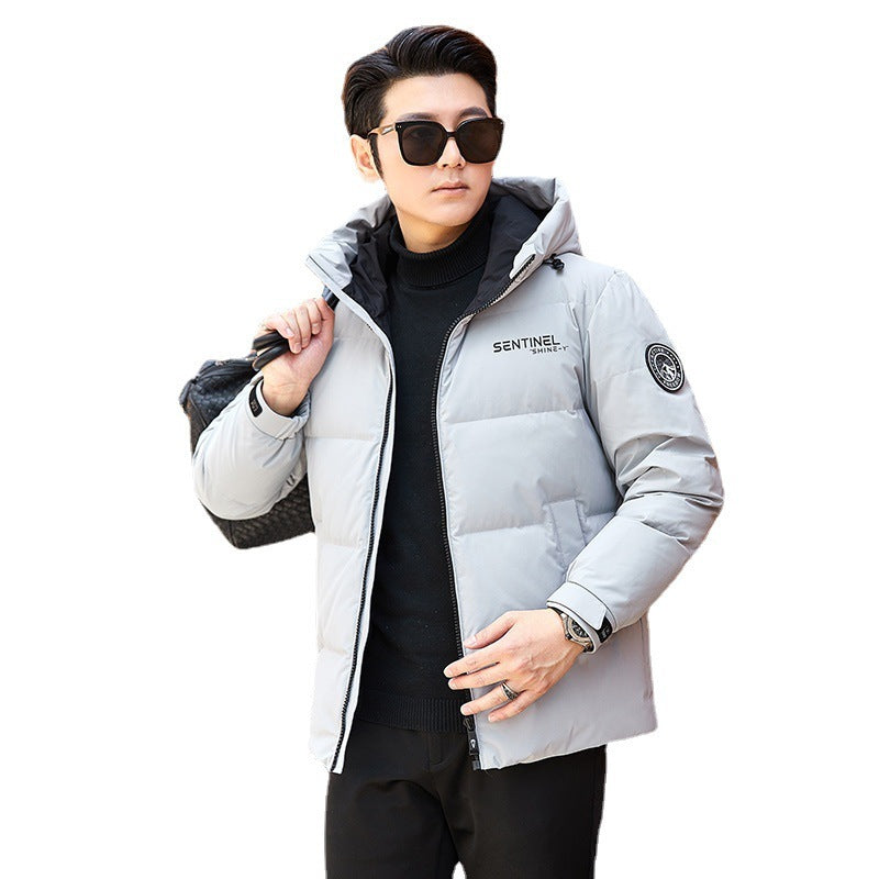 Sentinel Solid Color Cashmere Puffer Jacket The Seasons Streetwear