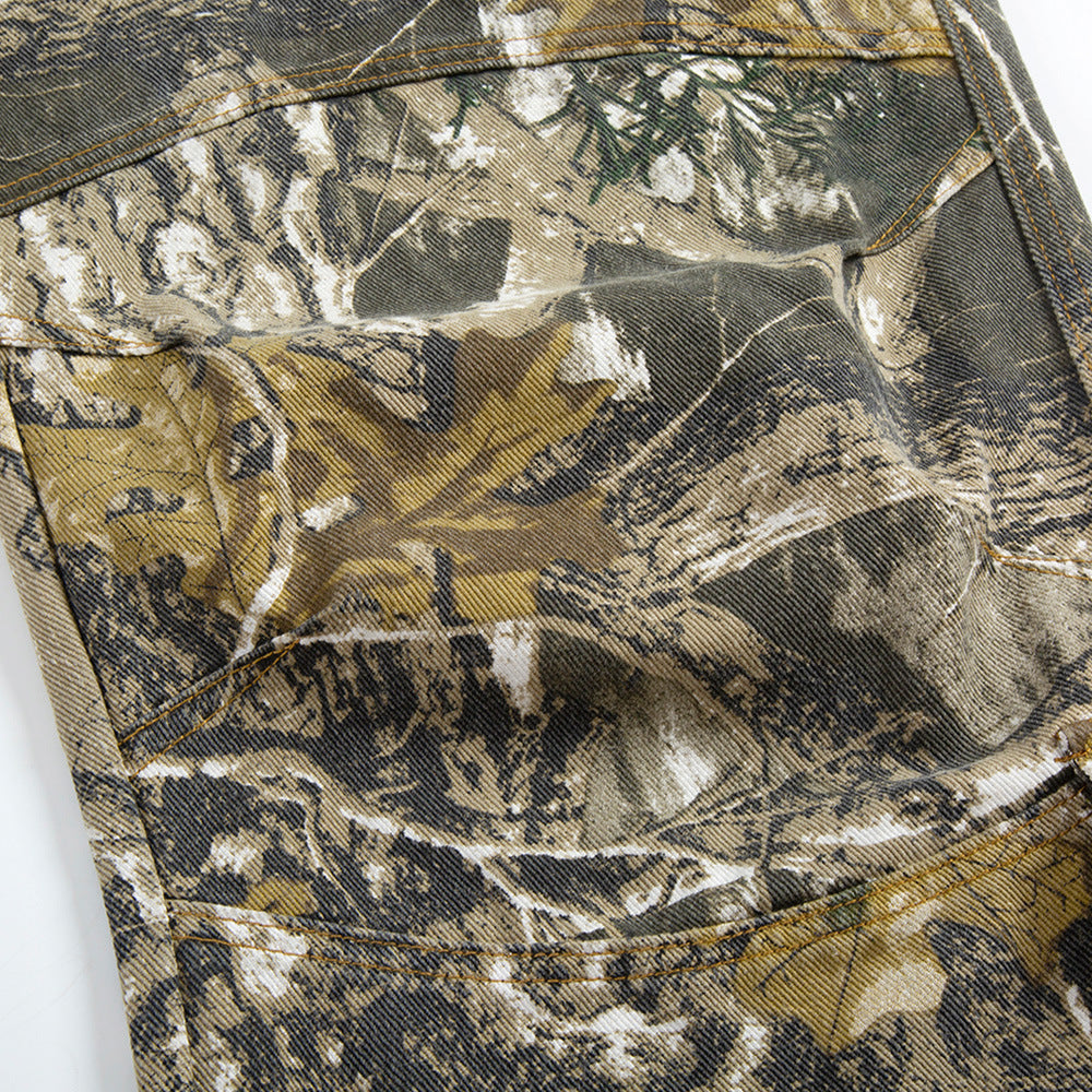 Camouflage Straight Classic Cargo Pants The Seasons Streetwear