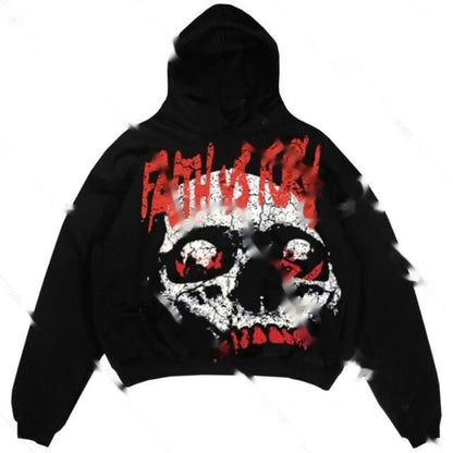 Classic Streetwear Graphic Printed Hoodie