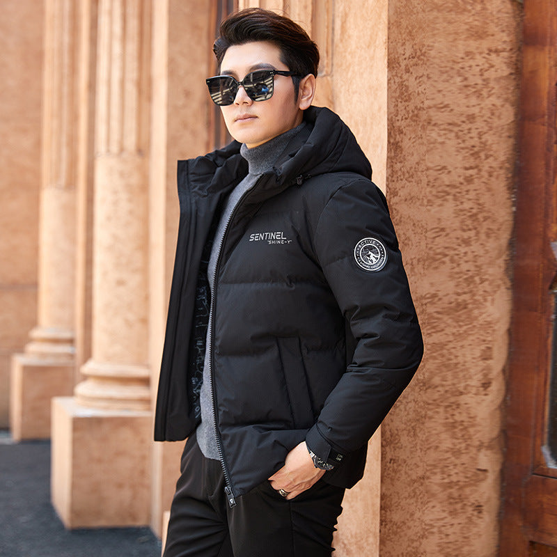 Sentinel Solid Color Cashmere Puffer Jacket The Seasons Streetwear