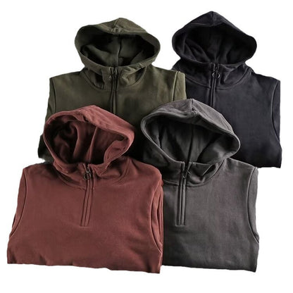 Winter Thickened Half-Zipper Hoodie - Exclusive Edition RD