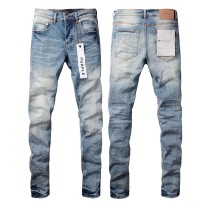 American High Street Blue Patch Jeans The Seasons Streetwear