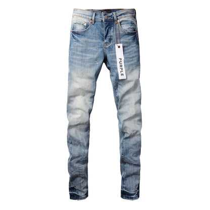 American High Street Blue Patch Jeans The Seasons Streetwear