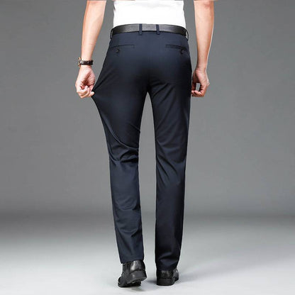 Classic Bamboo Fiber Thin Loose Business Formal Pants - The 4 Season Clothing Brand