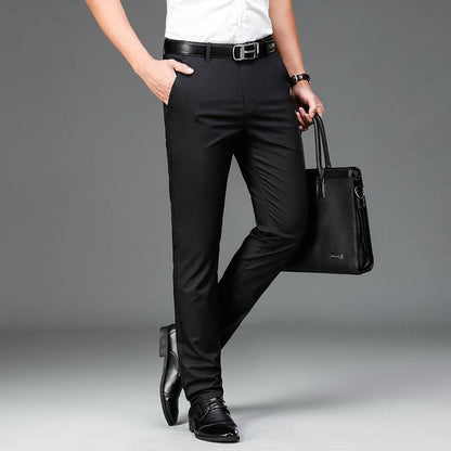 Classic Bamboo Fiber Thin Loose Business Formal Pants - The 4 Season Clothing Brand