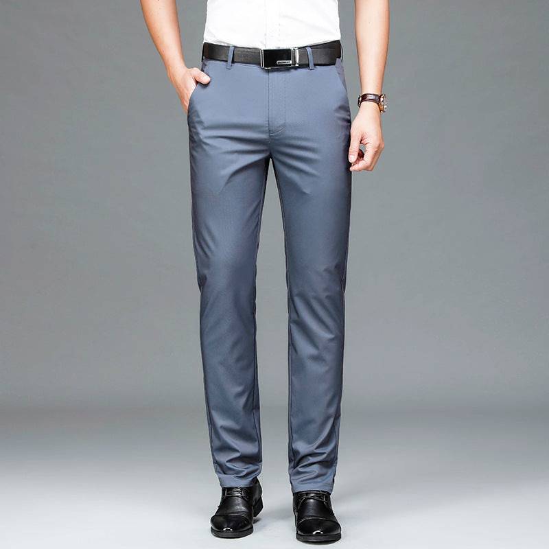 Classic Bamboo Fiber Thin Loose Business Formal Pants - The 4 Season Clothing Brand