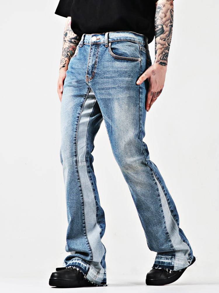 Retro Washed Loose And Slightly Elastic Flared Jeans - The 4 Season Clothing Brand