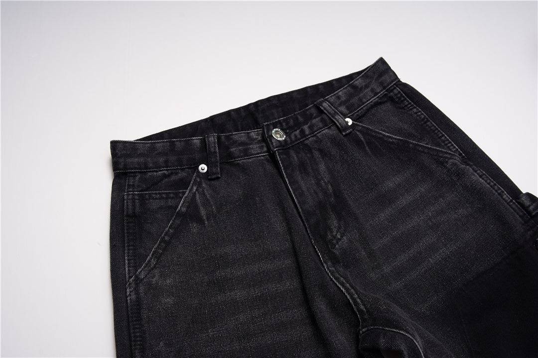 Micro Flared Patchwork Raw Edge Jeans - The 4 Season Clothing Brand