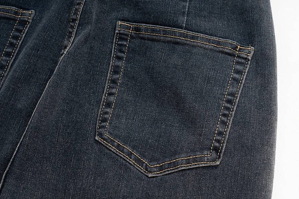 Gradient Washed Sashes Flared Jeans - The 4 Season Clothing Brand