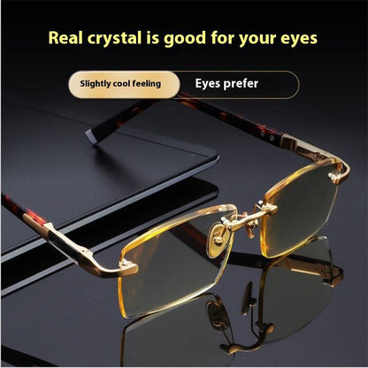 Natural Crystal Glasses- Anti-radiation/Anti-Blue Ray - The 4 Season Clothing Brand