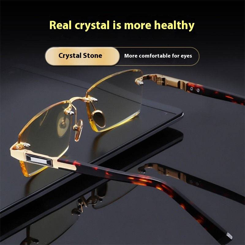 Natural Crystal Glasses- Anti-radiation/Anti-Blue Ray - The 4 Season Clothing Brand