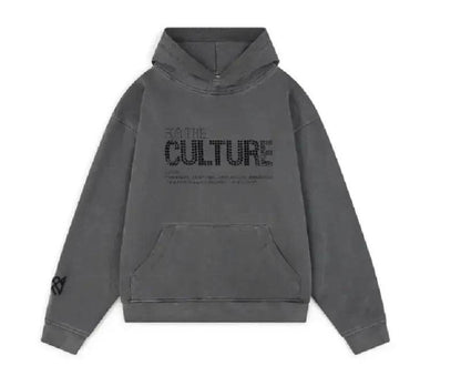 For The Culture Rhinostone Washed Hoodie - The 4 Season Clothing Brand