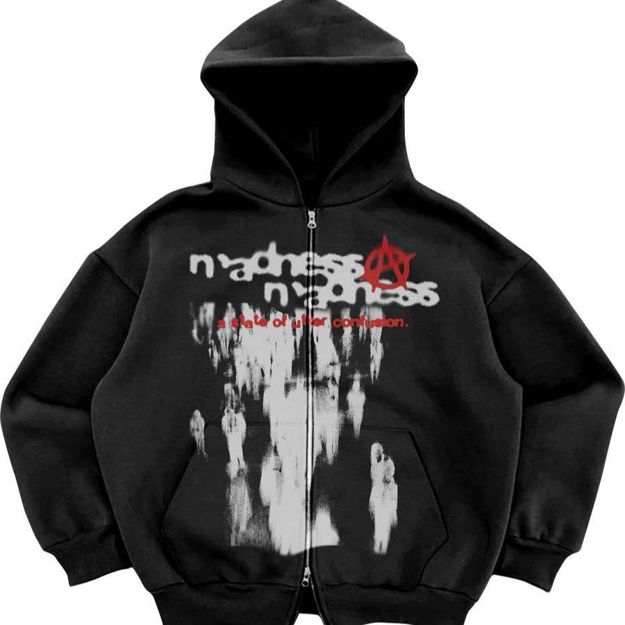 Madness Graphic Printed Hoodie - The 4 Season Clothing Brand