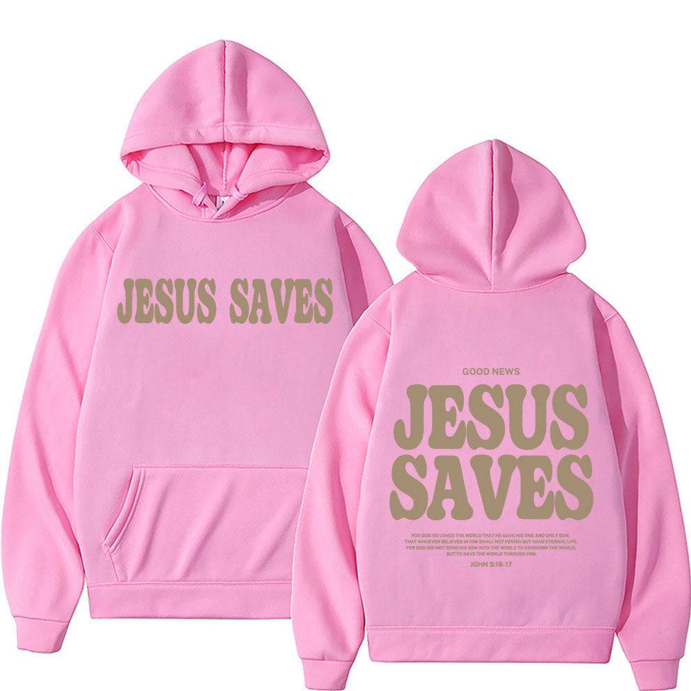 Christian Apparel "Jesus" Saves Graphic Hoodie The Seasons Streetwear