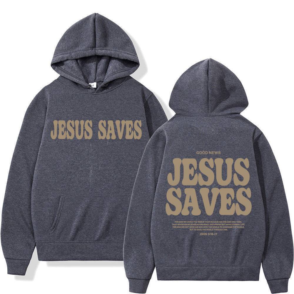 Christian Apparel "Jesus" Saves Graphic Hoodie The Seasons Streetwear