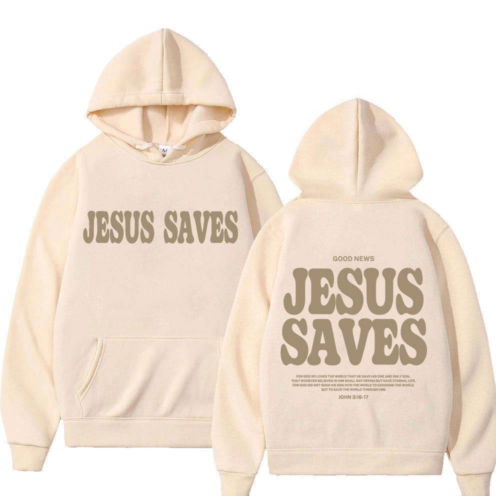 Christian Apparel "Jesus" Saves Graphic Hoodie The Seasons Streetwear