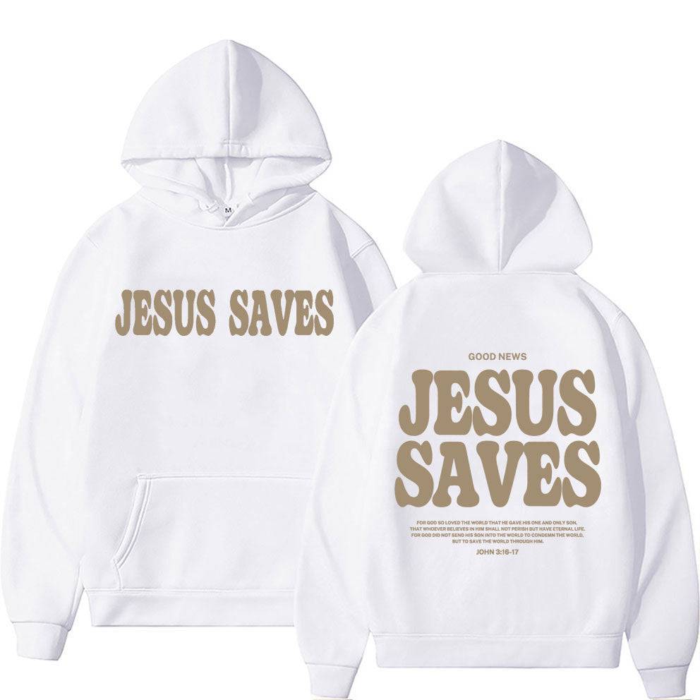 Christian Apparel "Jesus" Saves Graphic Hoodie The Seasons Streetwear