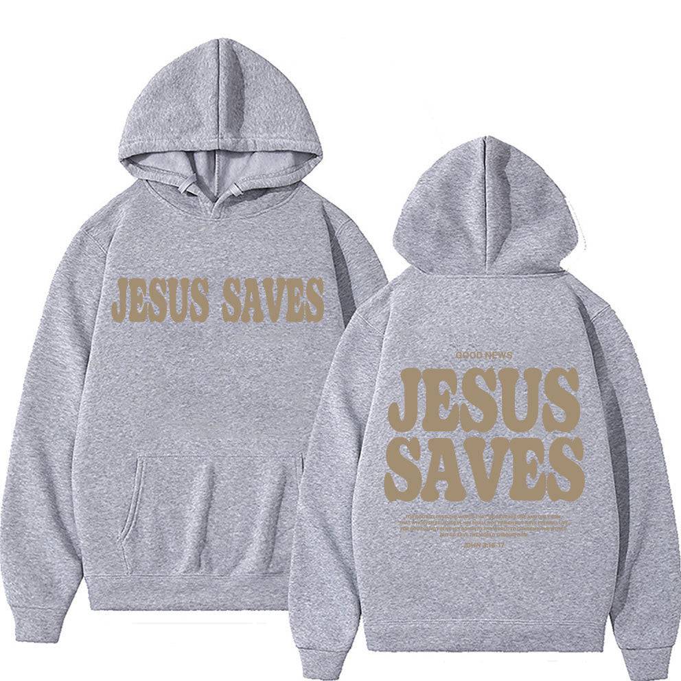 Christian Apparel "Jesus" Saves Graphic Hoodie The Seasons Streetwear