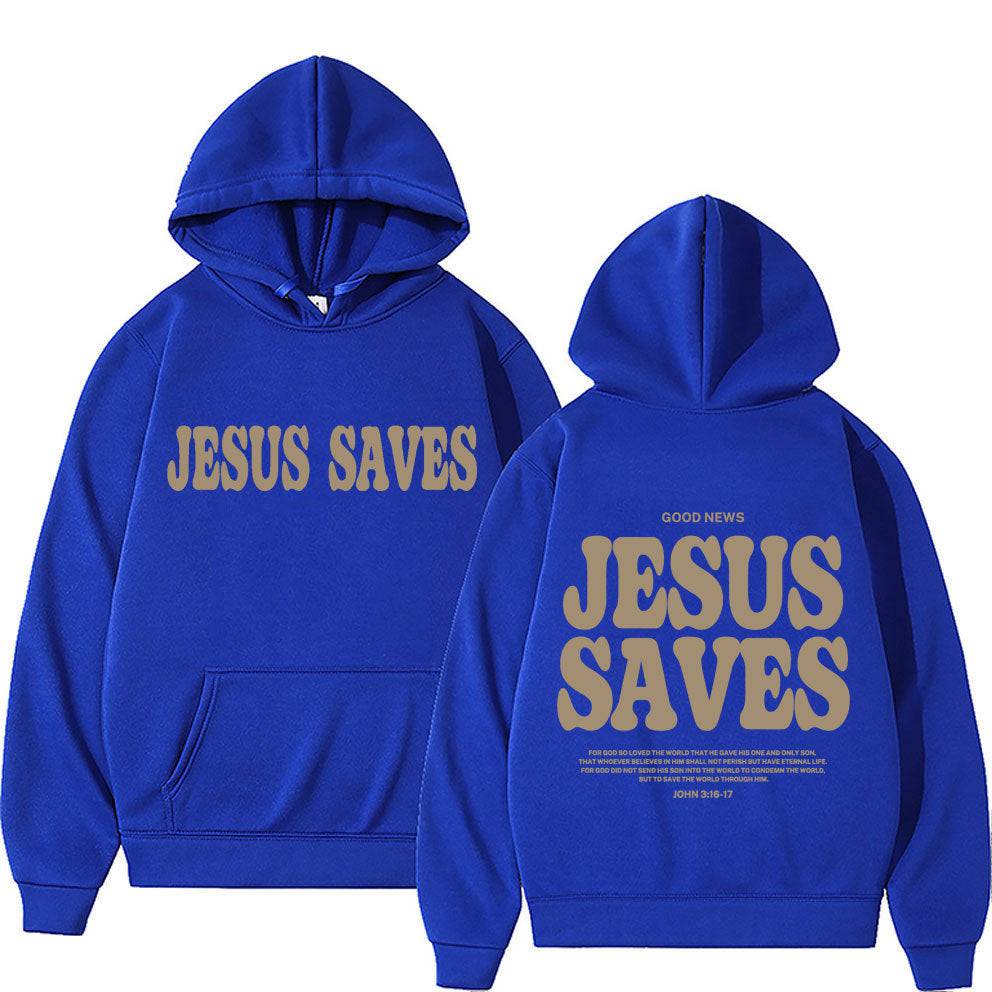 Christian Apparel "Jesus" Saves Graphic Hoodie The Seasons Streetwear