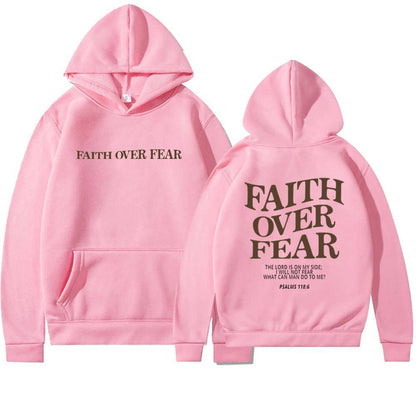 Faith Over Fear Christian Hoodie - The 4 Season Clothing Brand