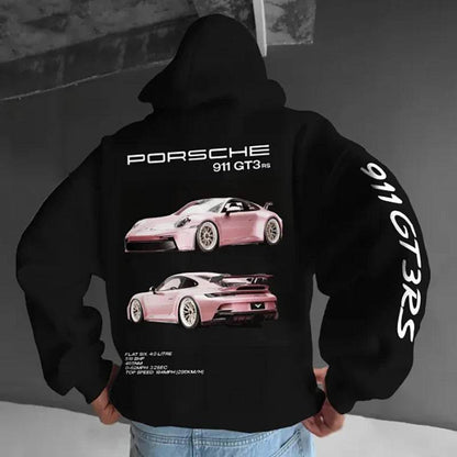 Classic Casual Racing Car Graphic Hoodie - The 4 Season Clothing Brand