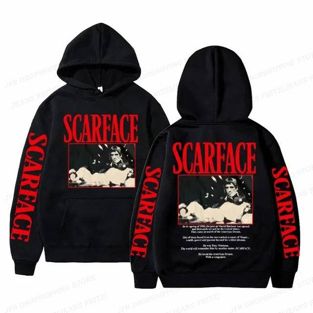 Tony Montana "Scarface" Graphic Hoodie Collection - The 4 Season Clothing Brand