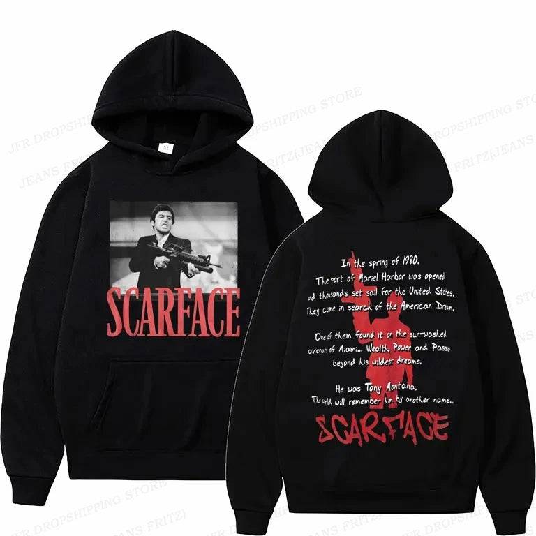 Tony Montana "Scarface" Graphic Hoodie Collection - The 4 Season Clothing Brand