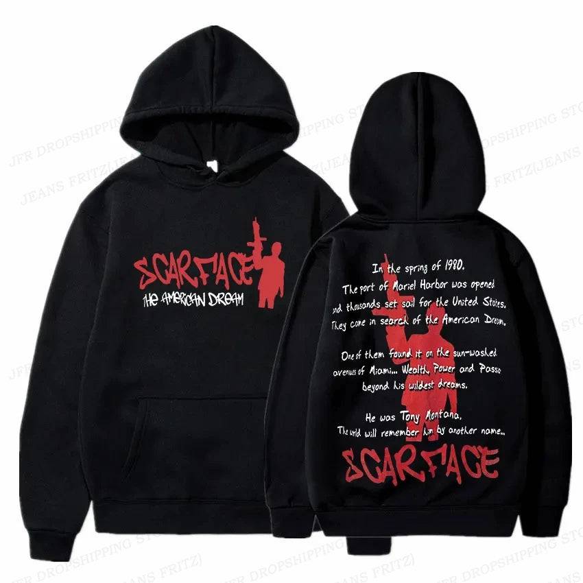 Tony Montana "Scarface" Graphic Hoodie Collection - The 4 Season Clothing Brand