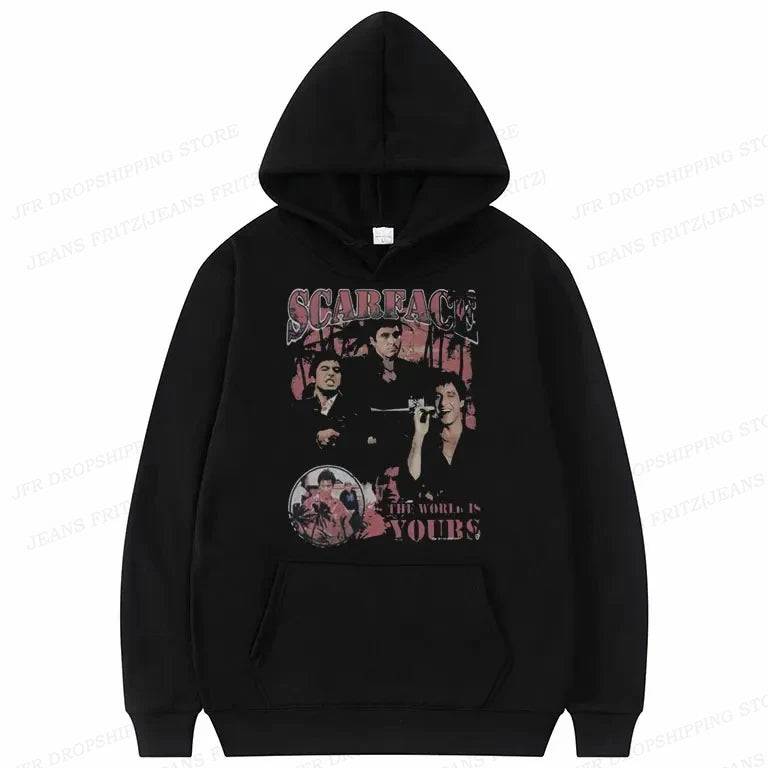 Tony Montana "Scarface" Graphic Hoodie Collection - The 4 Season Clothing Brand