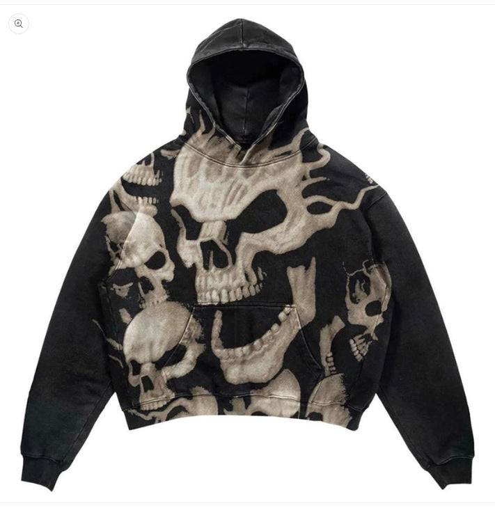 Brand Gothic Casual Printed Graphic Hoodie Collection - The 4 Season Clothing Brand