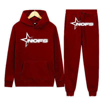 No Fs Star Lettered 2-Piece Set - The 4 Season Clothing Brand