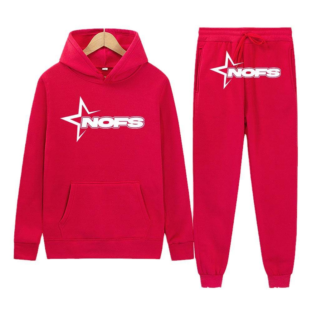 No Fs Star Lettered 2-Piece Set - The 4 Season Clothing Brand