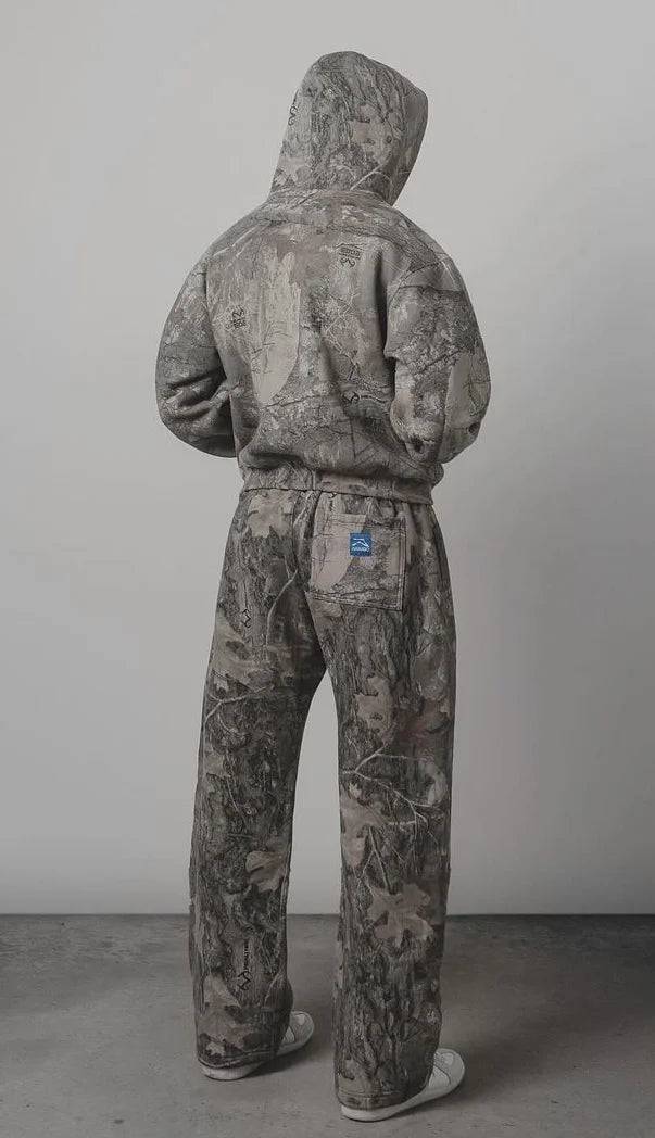 Oversized Camo Hoodies & Sweatpants 2-Piece Set - The 4 Season Clothing Brand