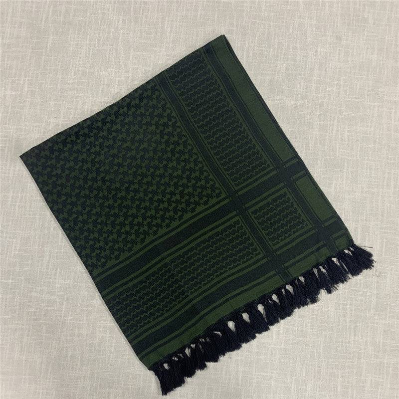 Arabic Khaki Tactical Pure Cotton Scarf - The 4 Season Clothing Brand