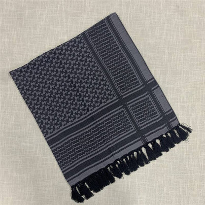 Arabic Khaki Tactical Pure Cotton Scarf - The 4 Season Clothing Brand