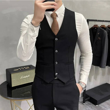 High-end Boutique Casual Business Suit 3-Piece Set - The 4 Season Clothing Brand