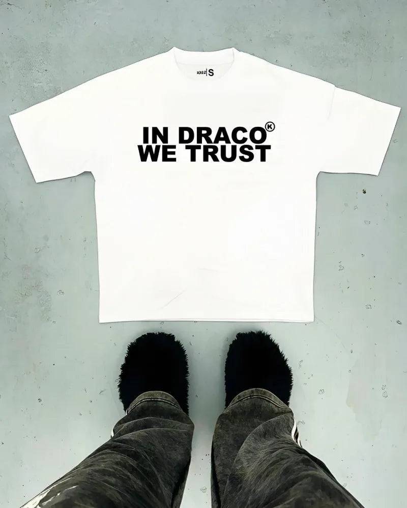 In Darco We Trust Oversized T-Shirt - The 4 Season Clothing Brand