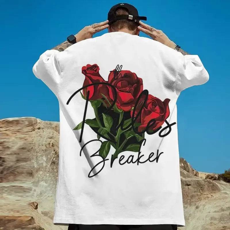 Rose Printed Graphic T-Shirt Collection - The 4 Season Clothing Brand