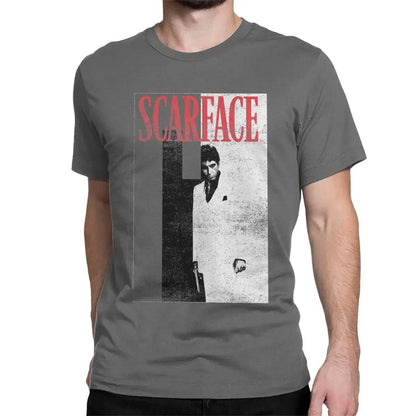 Tony Montana "Scarface" Two Toned Graphic T-Shirt - The 4 Season Clothing Brand