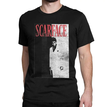 Tony Montana "Scarface" Two Toned Graphic T-Shirt - The 4 Season Clothing Brand