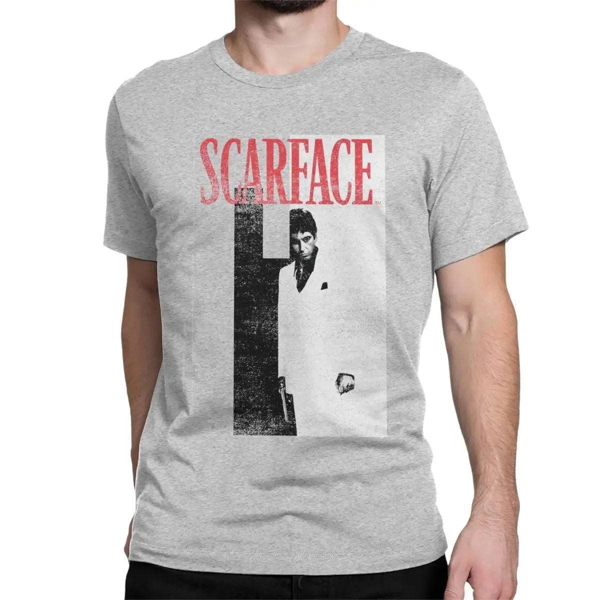 Tony Montana "Scarface" Two Toned Graphic T-Shirt - The 4 Season Clothing Brand