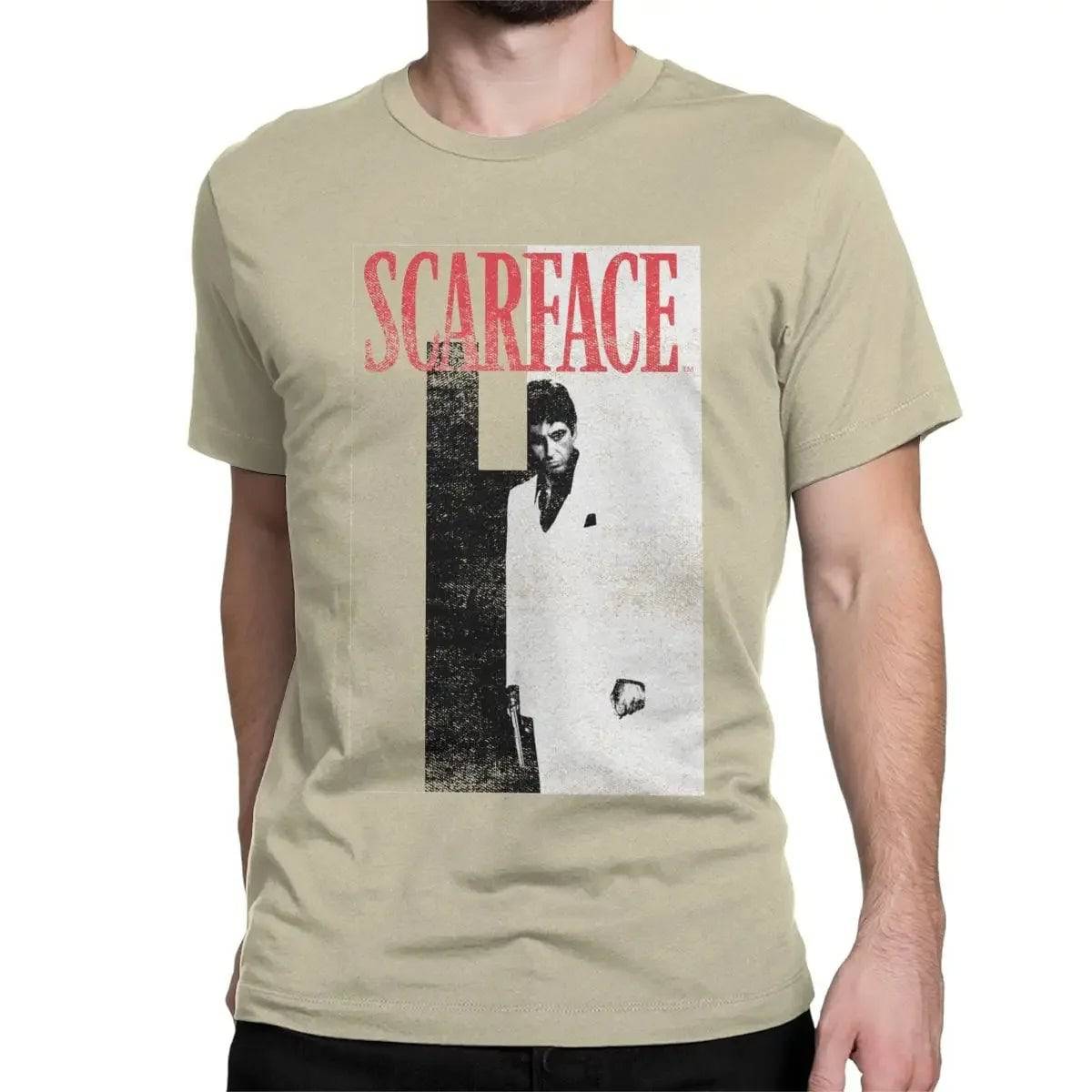 Tony Montana "Scarface" Two Toned Graphic T-Shirt - The 4 Season Clothing Brand