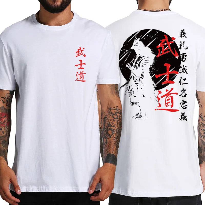 Japan Samurai Graphic T-Shirts - The 4 Season Clothing Brand