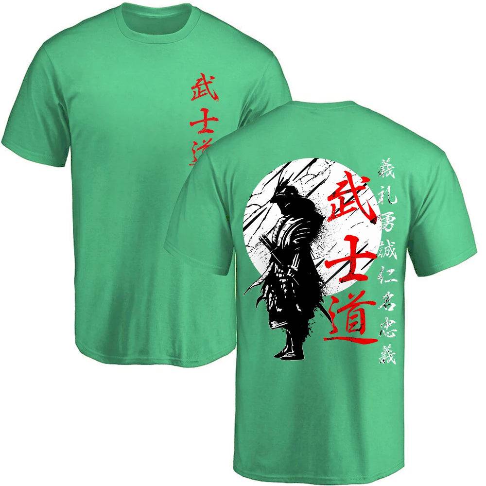 Japan Samurai Graphic T-Shirts - The 4 Season Clothing Brand